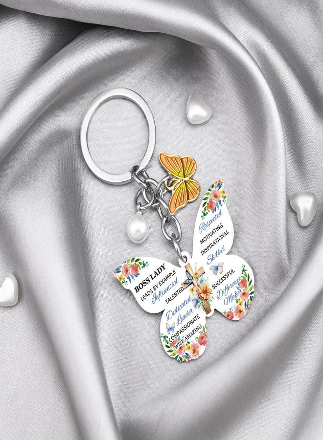 MOEXUKO Boss Lady Gifts for Women Best Boss Gifts for Women Work White Elephant Gift Ideas Bosses Keychain Thank You Gift for Bosses Leader Birthday Thanksgiving Christmas White Elephant 2025 - Image 3